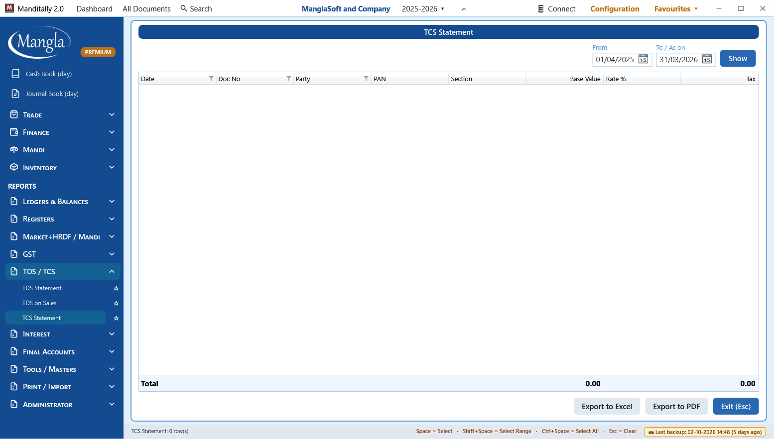 TCS report